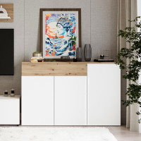 Комод Ребекка KOM3D1S Дуб артизан/німфеа альба Гербор (Gerbor) Україна